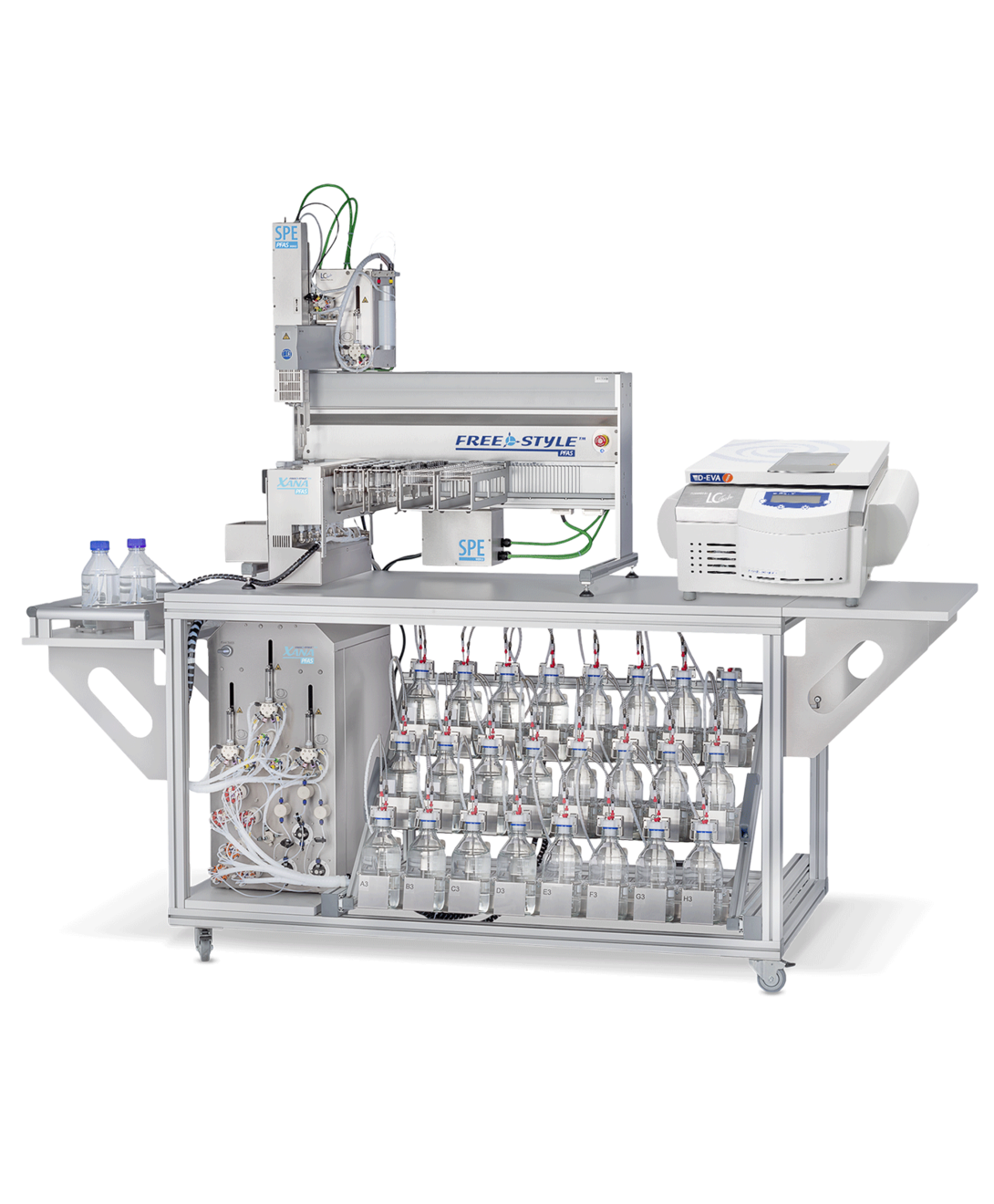 FREESTYLE XANA PFAS With D-EVA loades with 24 x 1 L sample bottles | © LCTech GmbH